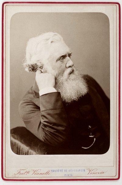 Austen Henry Layard (1817 - 1894), reiziger, archeoloog, cuneiformist, kunsthistoricus, tekenaar, verzamelaar, auteur, politicus en diplomaat, vooral bekend als de opgraver van Nimrud door Venezia Upload Fratelli Vianelli